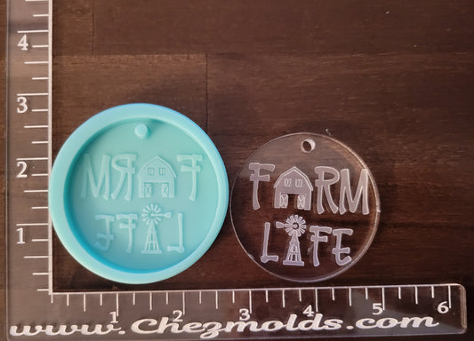 Farm Life Keychain