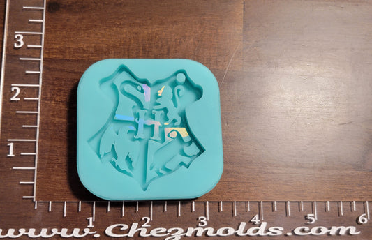 Holographic Wizard crest Keychain Mold
