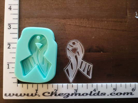 EDS awareness-Ribbon Keychain