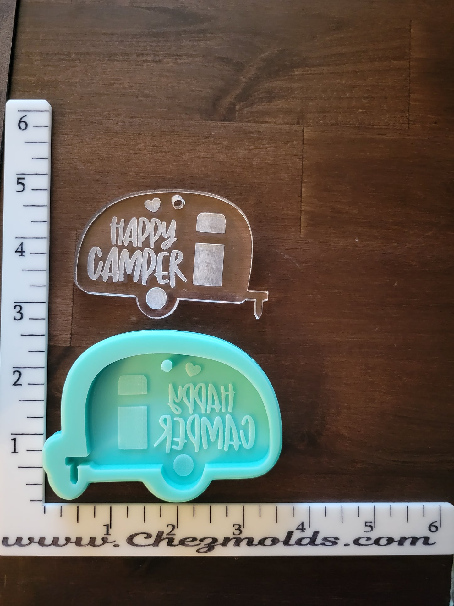 Happy Camper Keychain