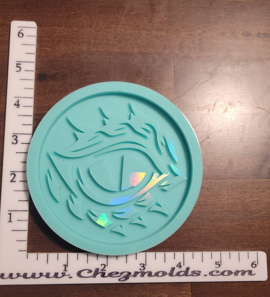 Holo layered dragon eye Coaster