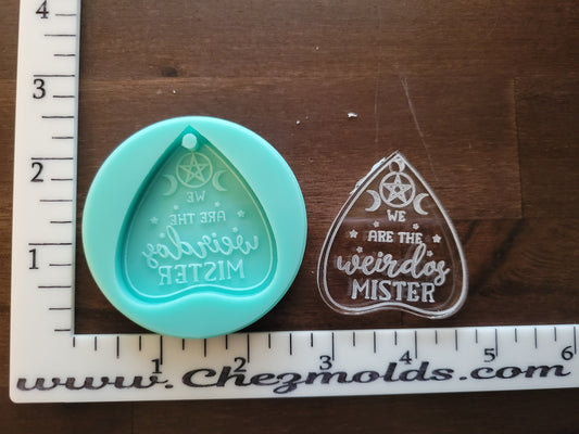 We are the weidos Mister Planchette keychain