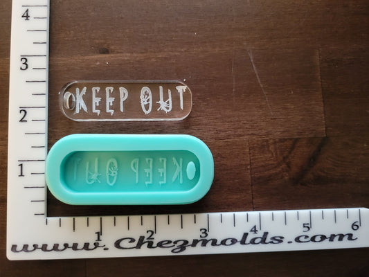 Keep Out keytag