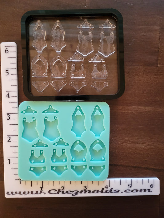 Swimsuit earring pallet