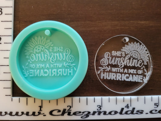 Sunshine hurricane keychain