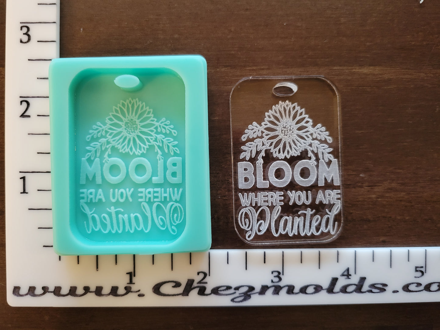 Bloom where your planted keychain