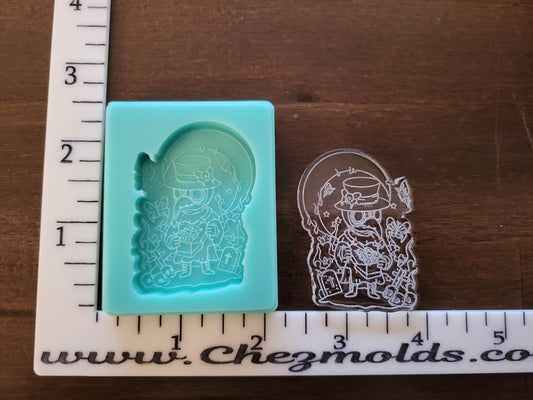Cute cryptid - Plague doc graveyard