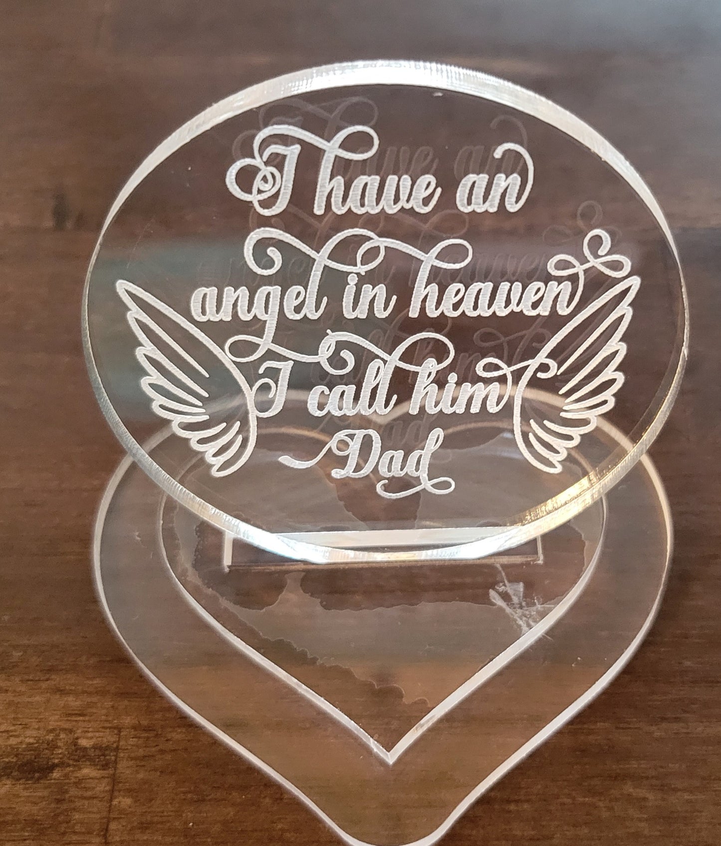 Dad angel plaque