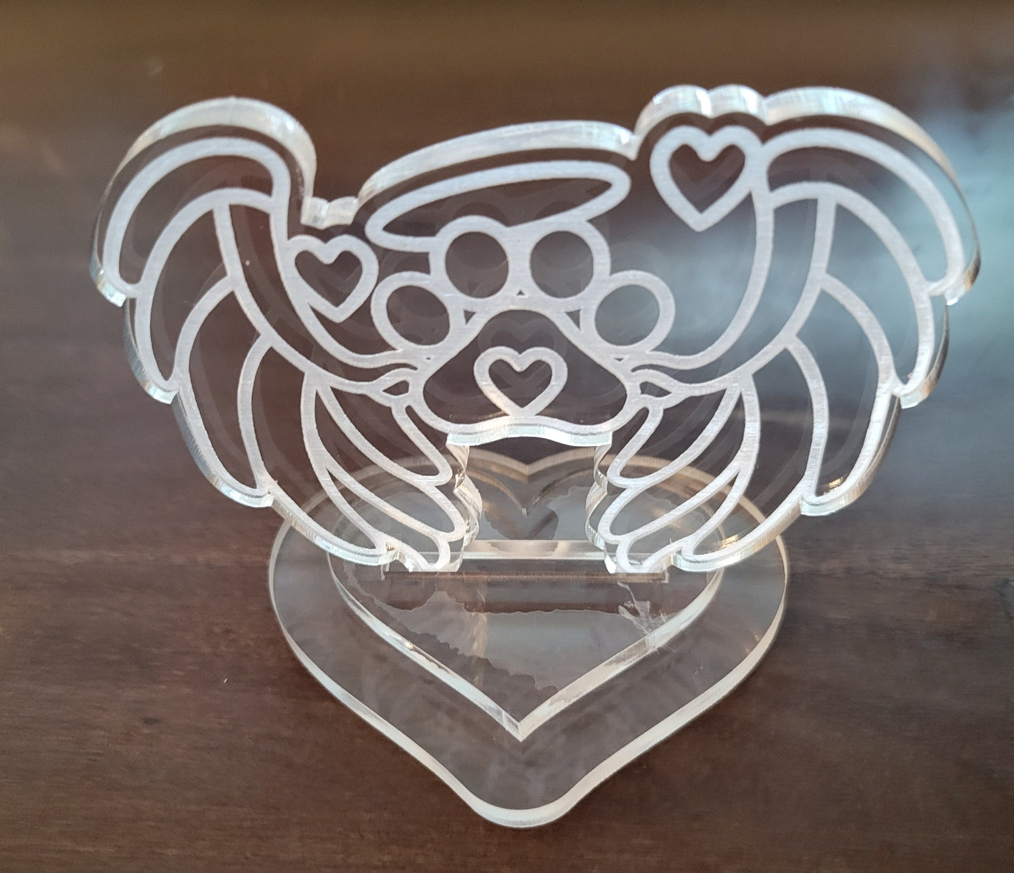 Large paw wings Angel plaque