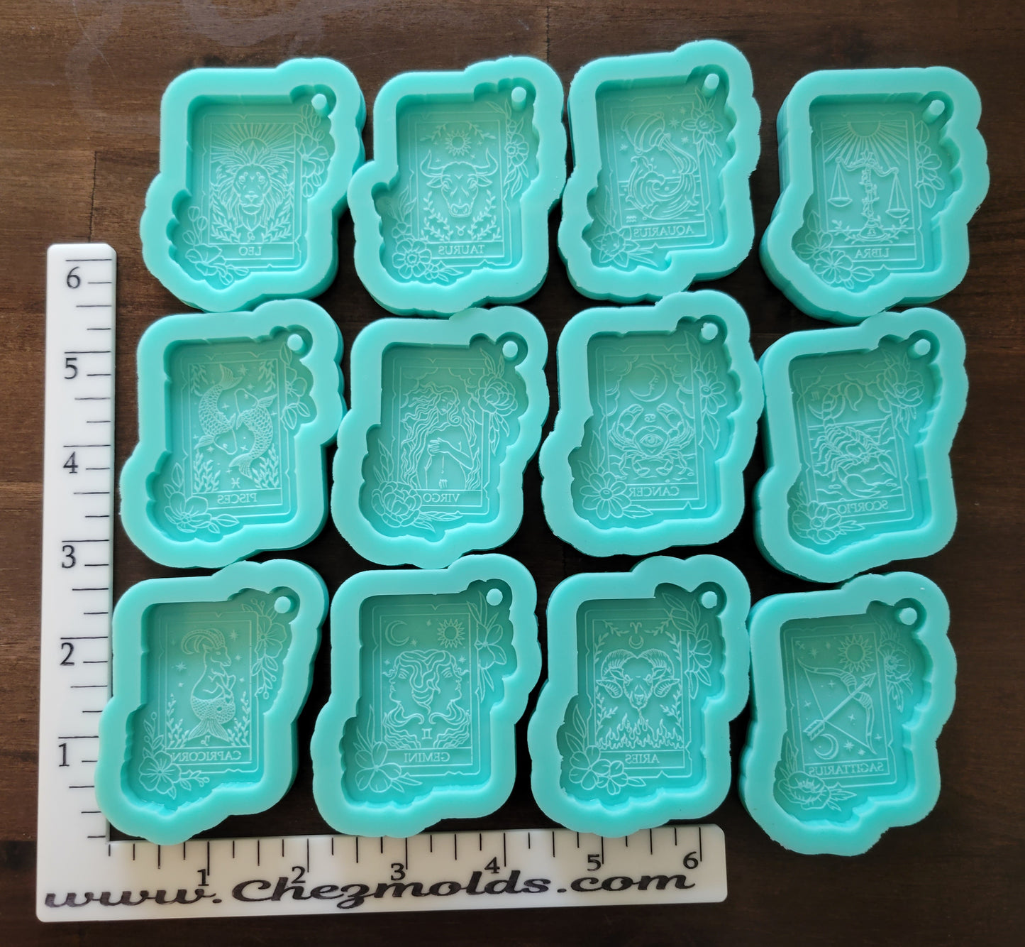 Tarot Zodiac Keychain Molds