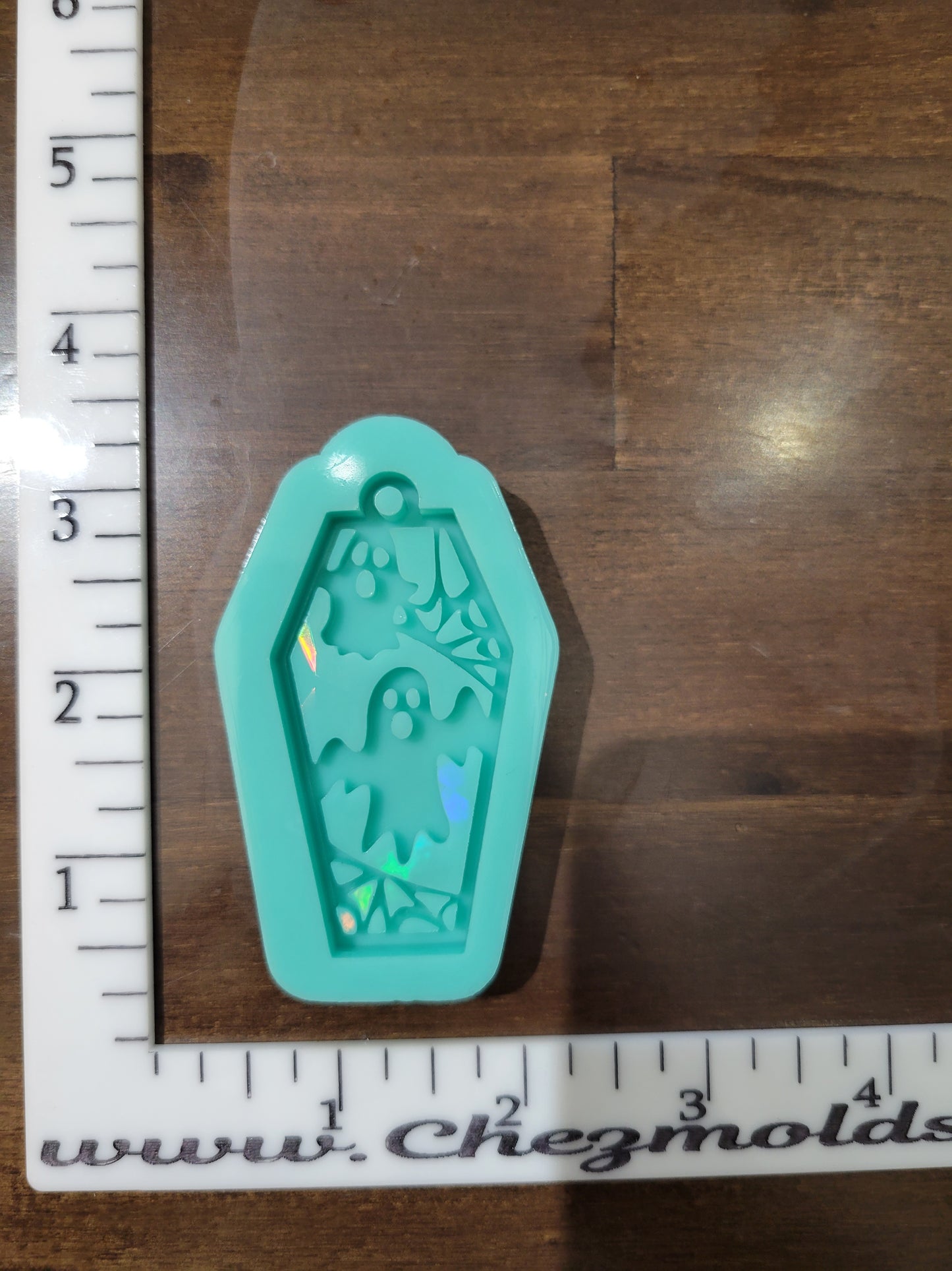 Holo Coffin keychain- Ghosts