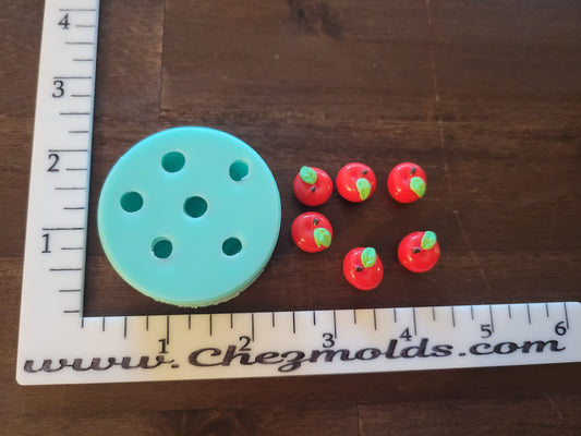 Mini 3d apple charms