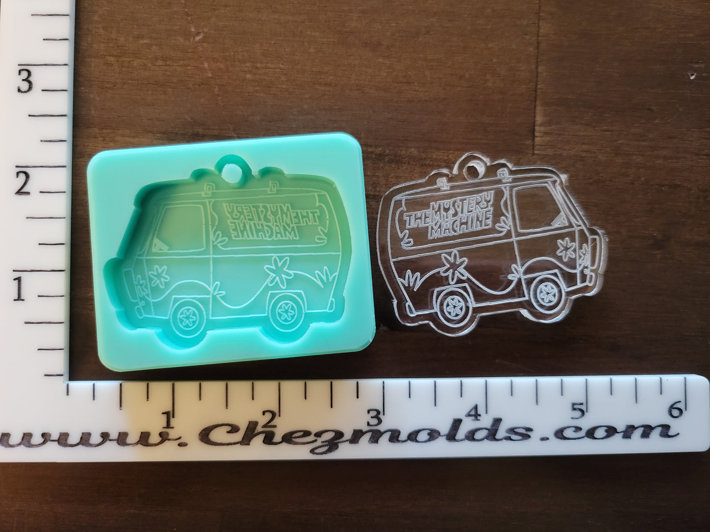 Mystery machine keychain