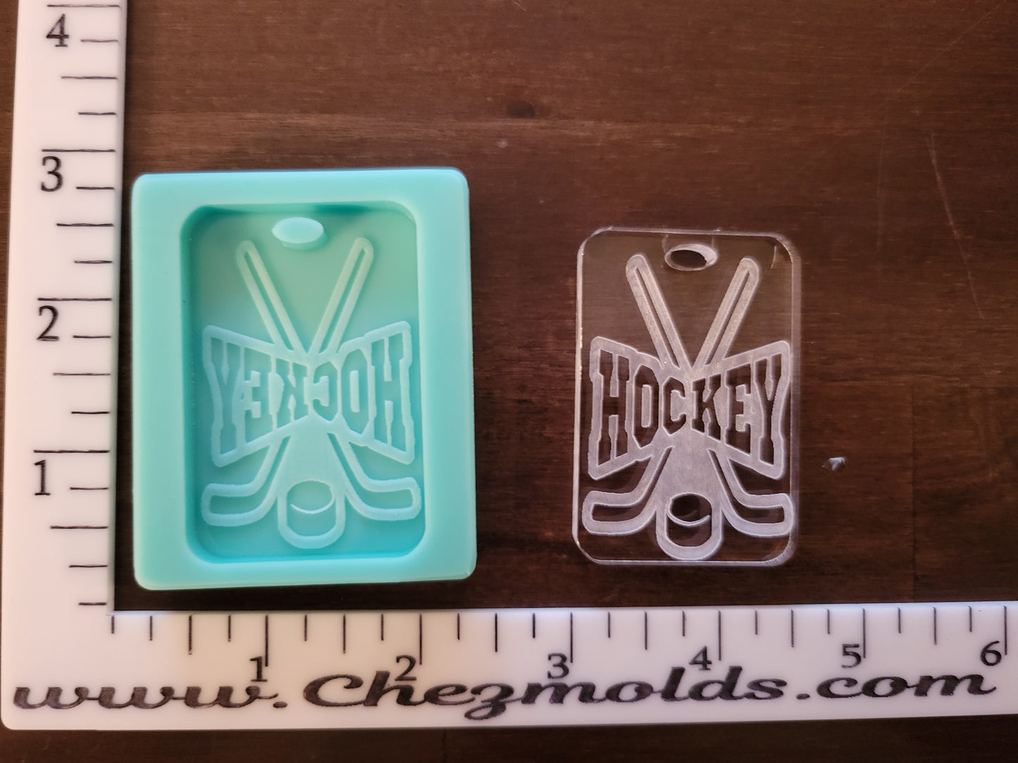 Hockey Keychain