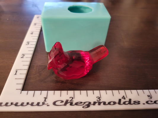 3d faceted cardinal