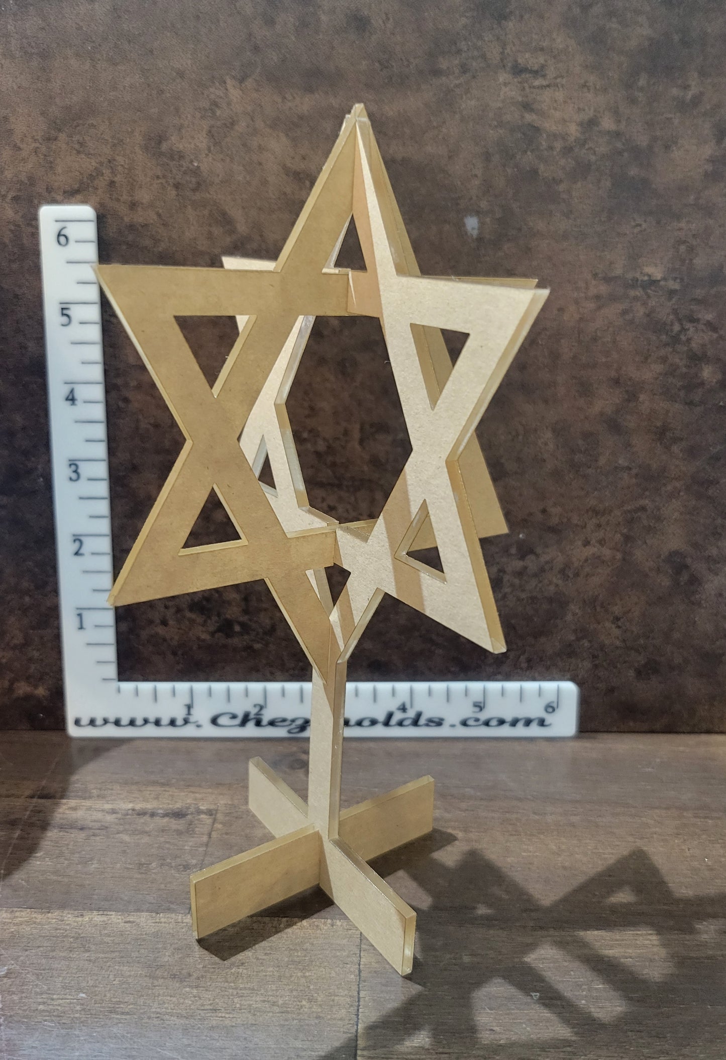 3d star of David- xl with stand