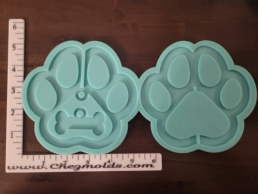 3d self standing paw- XL with  bone