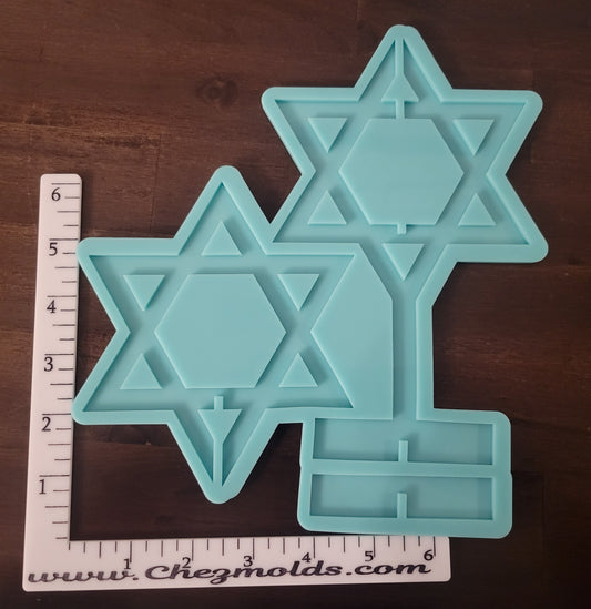 3d star of David- xl with stand