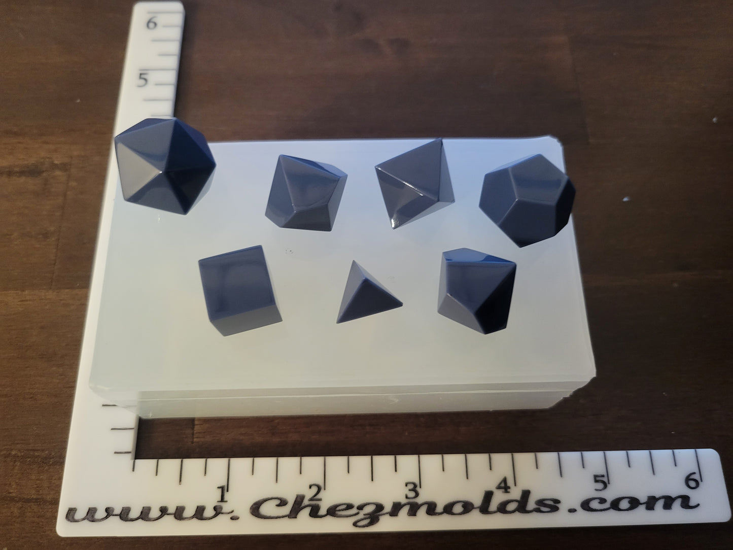 Blank D&D dice set