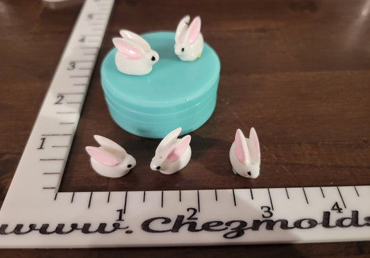 3d Bunny charms