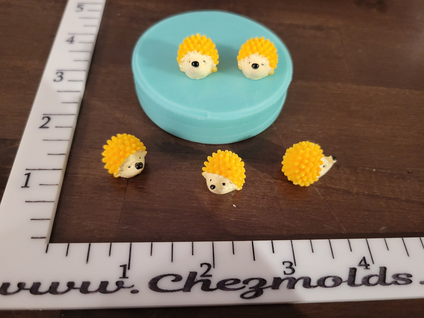 3d Hedgehog charms