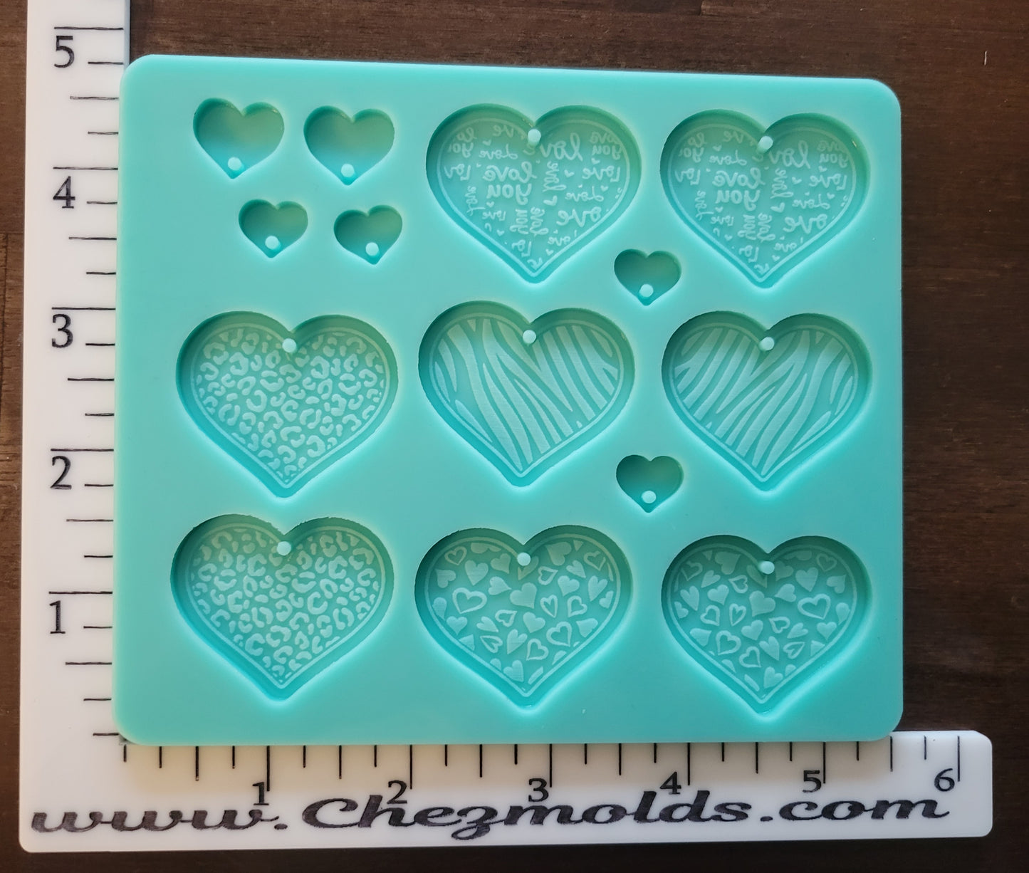 New heart pallet- zebra/Leopard