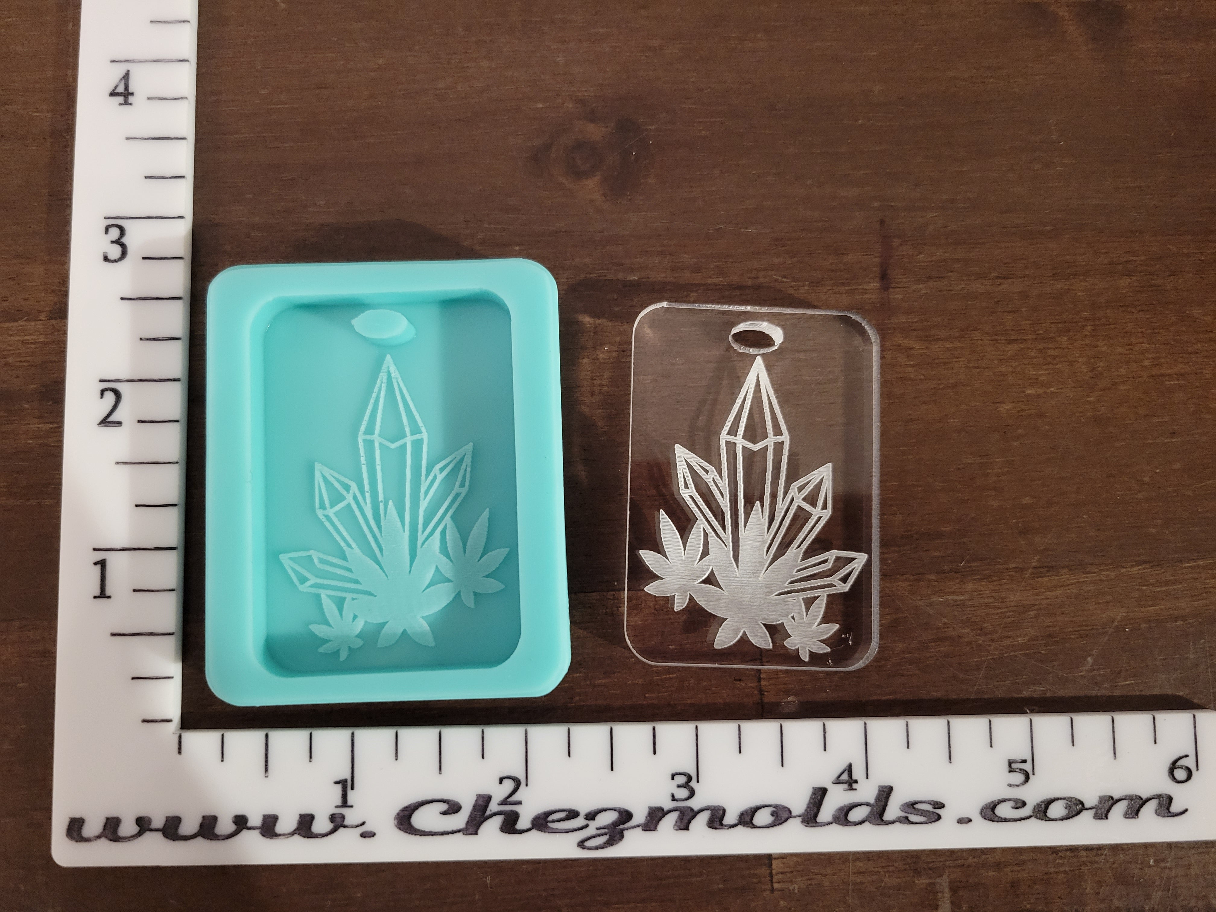 Keychain 420 Crystal 420 keychain – ChezMolds & More