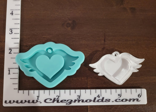 Heart shaker pendant- no lid