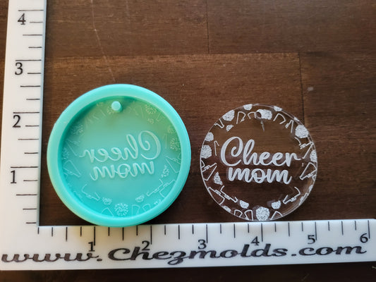 Cheer Mom Keychain