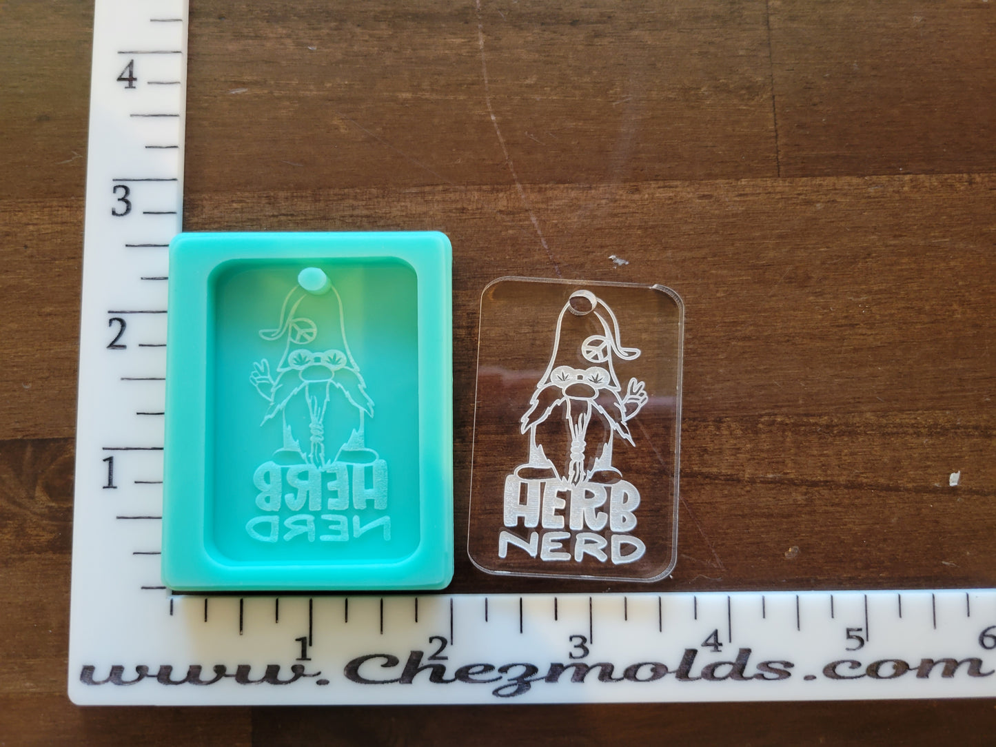 Herb nerd keychain