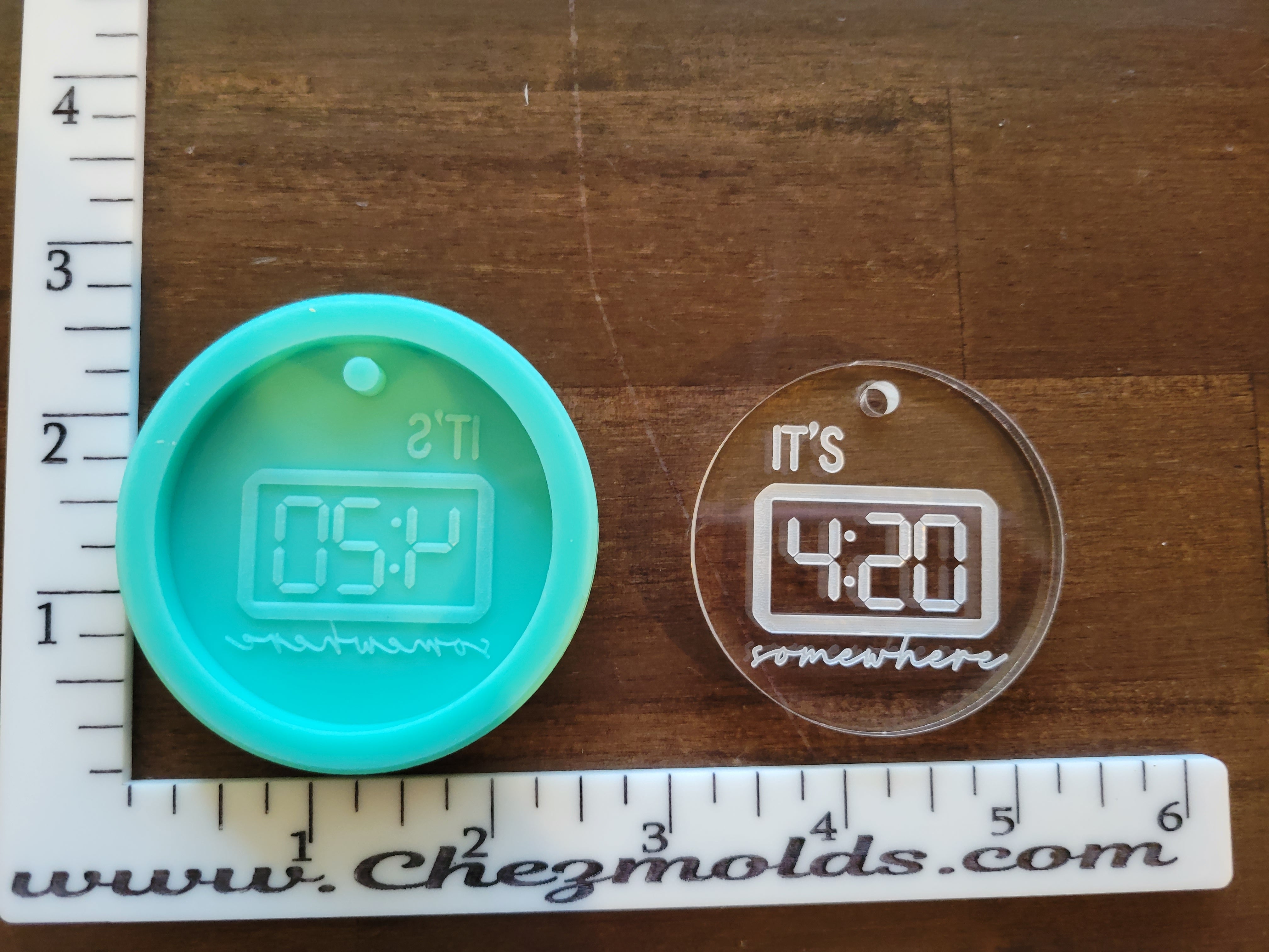 Its 420 somewhere keychain – ChezMolds & More