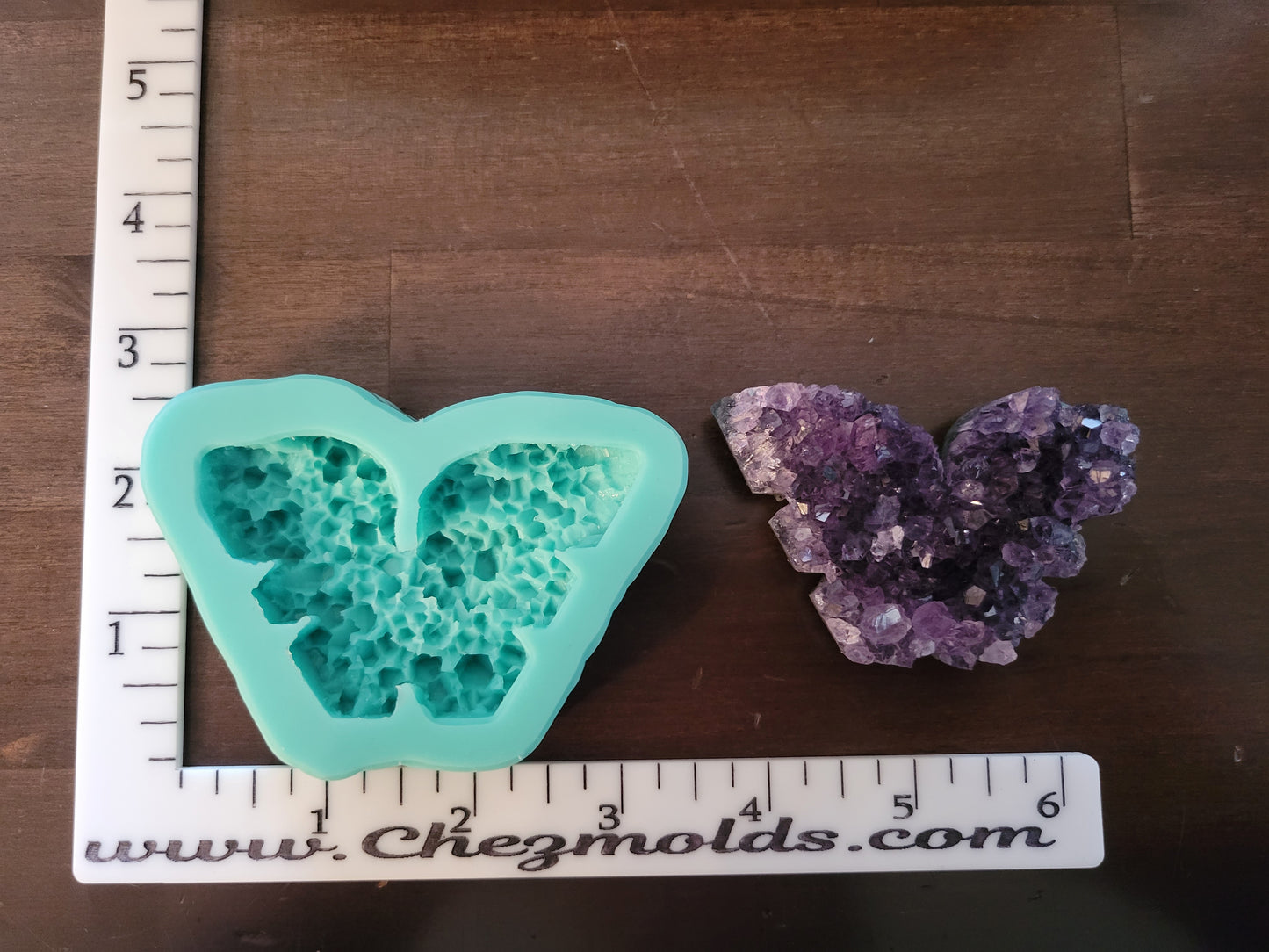 large butterfly druzy