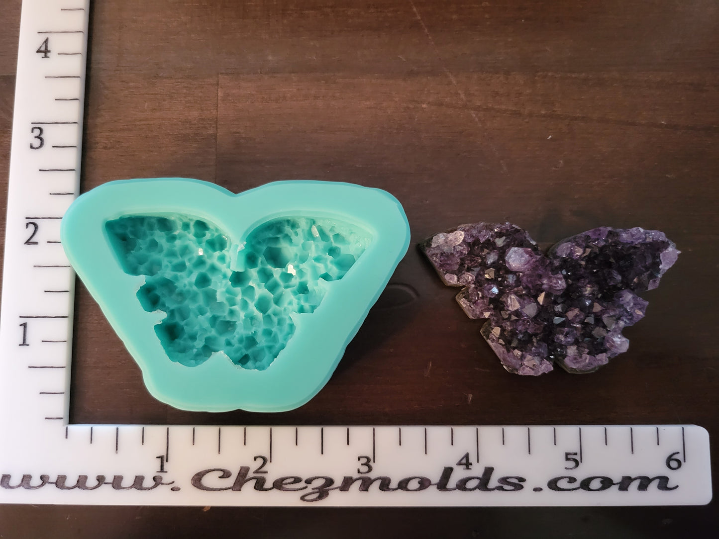 small butterfly druzy